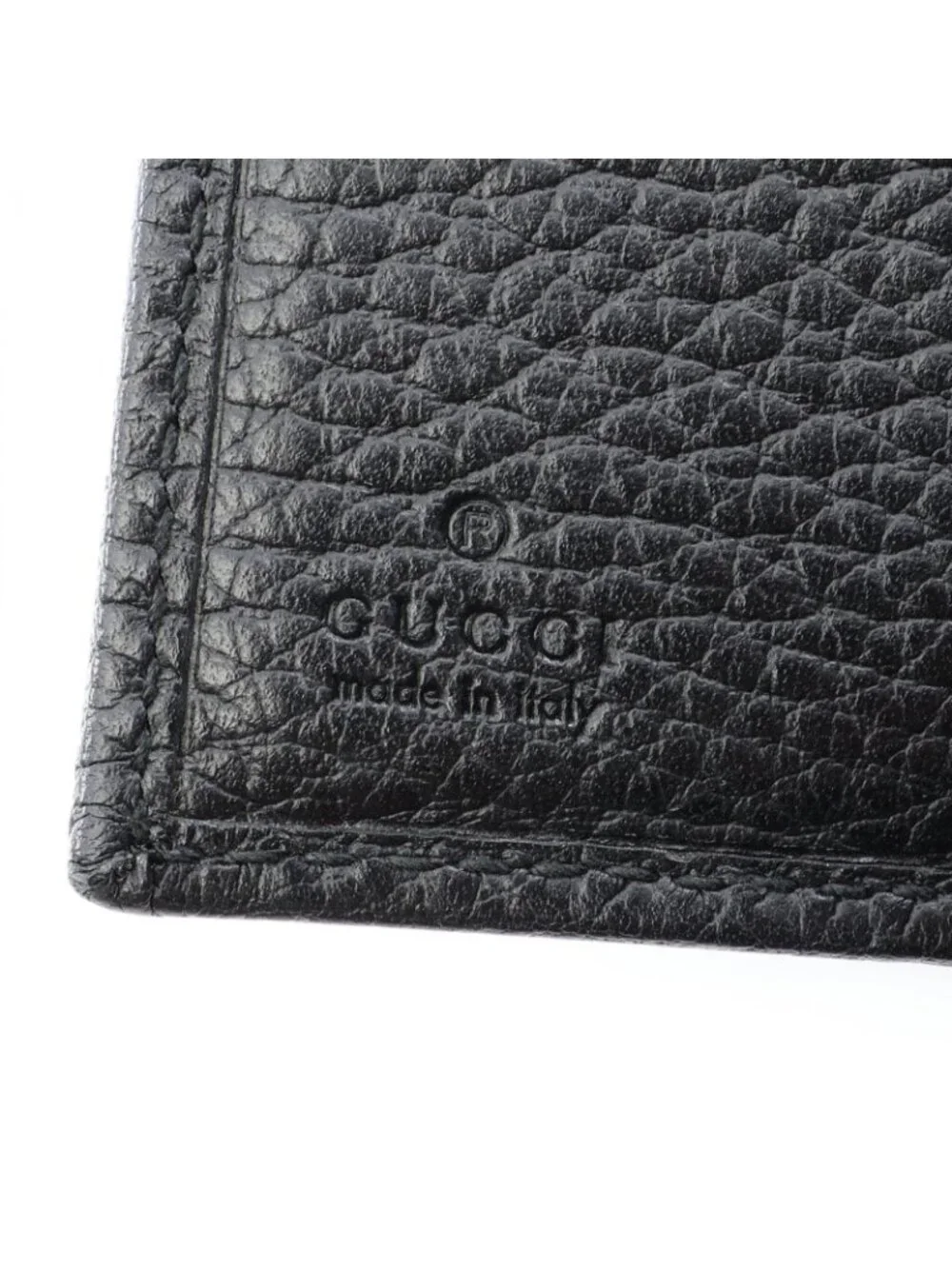 Gucci Trifold Wallet Petit Marmont Black Leather GG